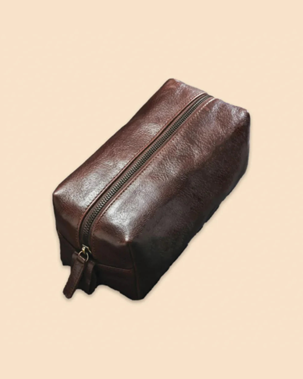 Leather Bath Travel Bag Leather Travel Pouch