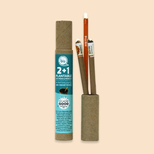Plantable Stationary Set ( 2 Pens + 1 Pencil )