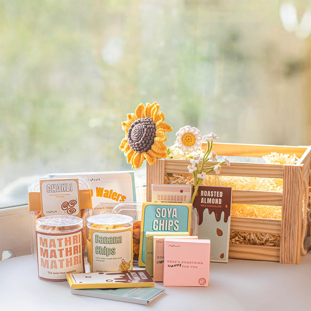 Sunflower Picnic Basket