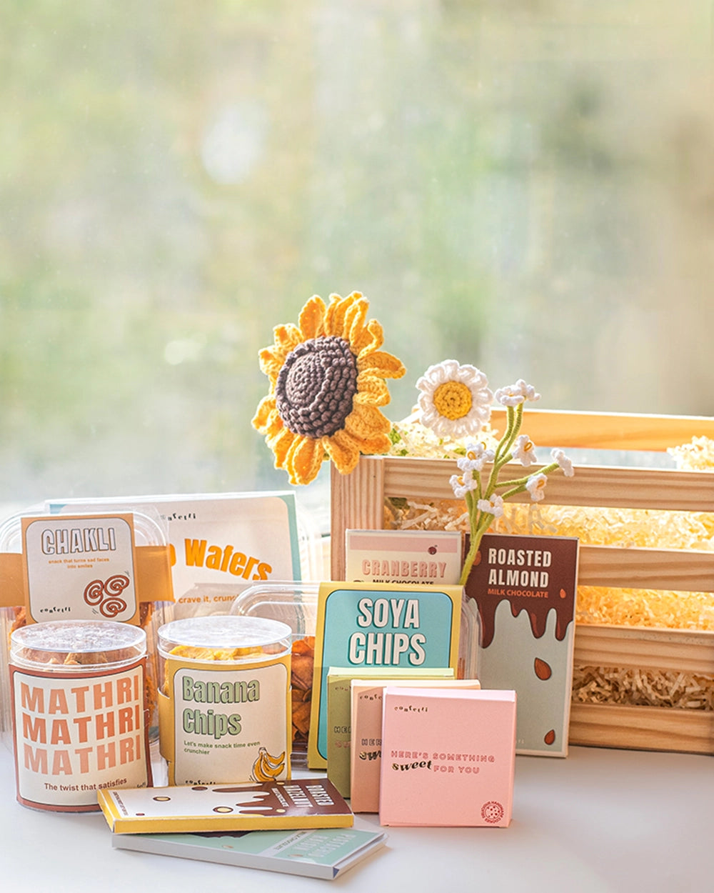 Sunflower Picnic Basket