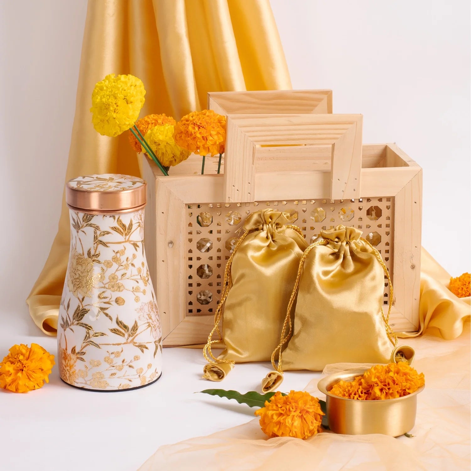Copper Festivity Basket