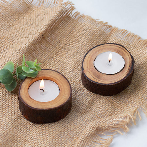 Wooden Tealight Holder