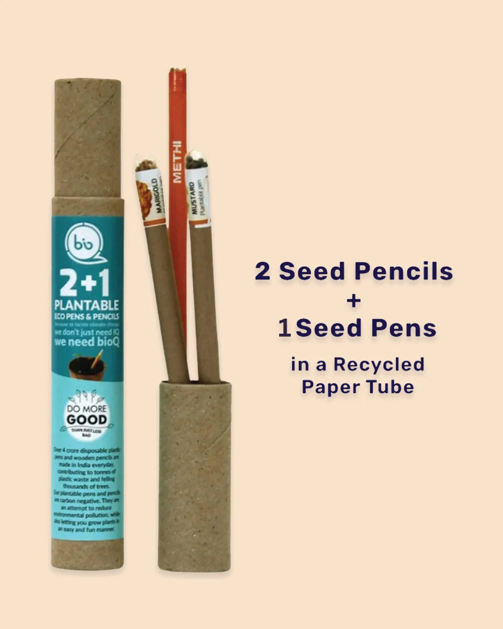 Plantable Stationary Set ( 2 Pens + 1 Pencil )