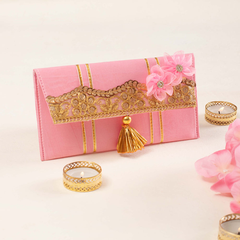 Pink Cloth Envelope